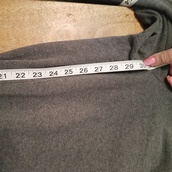 Lands End Stretch XL Gray Leggings W/ Wide Waist Band 18-20 - Picture 10 of 12